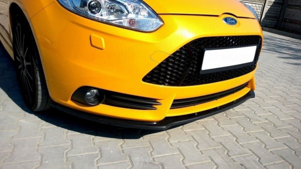 Front Ansatz für V.1 Ford Focus ST Mk3 schwarz Hochglanz