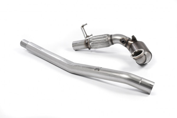 Milltek SSXVW397 Large Bore Downpipe and Hi-Flow Sports Cat - Volkswagen Golf MK7 GTi (including GT