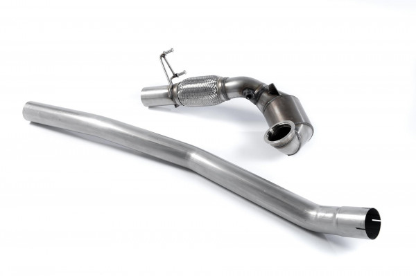 Milltek SSXAU423 Large Bore Downpipe and Hi-Flow Sports Cat - Audi S3 2.0 TFSI quattro Saloon & Cab