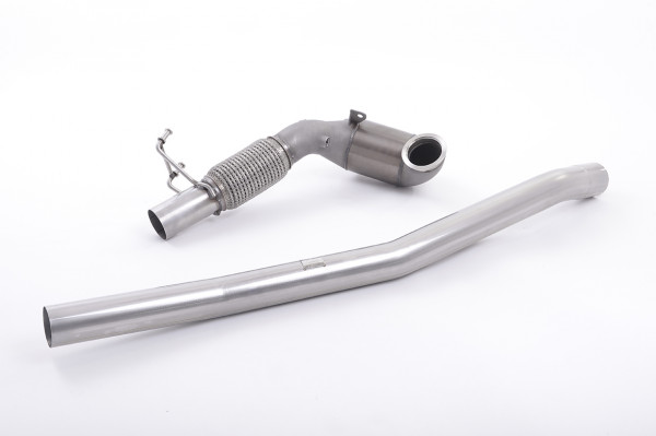 Milltek SSXAU381 Large Bore Downpipe and Hi-Flow Sports Cat - Audi S3 2.0 TFSI quattro Sportback 8V