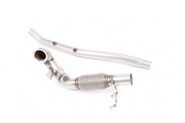 Milltek SSXVW510 Large-bore Downpipe and De-cat - Volkswagen Golf Mk7.5 R 2.0 TSI 300PS (GPF Equipp