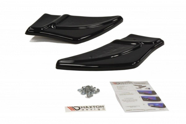 Heck Ansatz Flaps Diffusor für v.2 VW GOLF 7 R schwarz Hochglanz