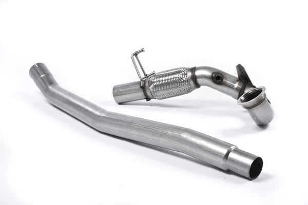 Milltek SSXVW395 Large-bore Downpipe and De-cat - Volkswagen Jetta Mk7 (MQB) GLi 2.0T (2019 - 2022)