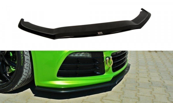 Front Ansatz für VW SCIROCCO R ver2 schwarz Hochglanz