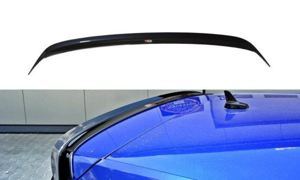 Spoiler CAP für V.2 Volkswagen Golf 7 R/GTI Facelift schwarz Hochglanz