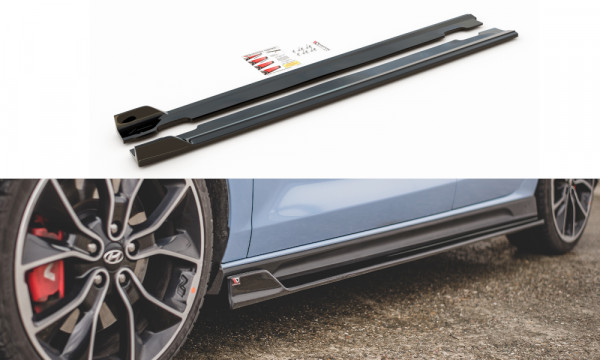 Seitenschweller Ansatz V.5 passend für Hyundai I30 N Mk3 Hatchback/ Fastback schwarz Hochglanz