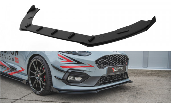 Robuste Racing Front Ansatz passend für + Front Stoßstangen Racing Flaps passend für Ford Fiesta Mk8