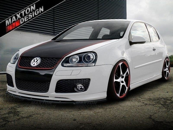 Front Ansatz für VW GOLF 5 GTI VOTEX schwarz Hochglanz