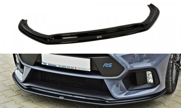 Front Ansatz für V.3 Ford Focus RS Mk3 schwarz Hochglanz