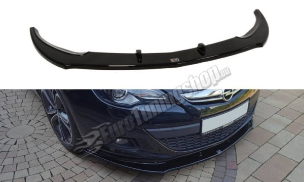 Front Ansatz für OPEL ASTRA GTC schwarz Hochglanz