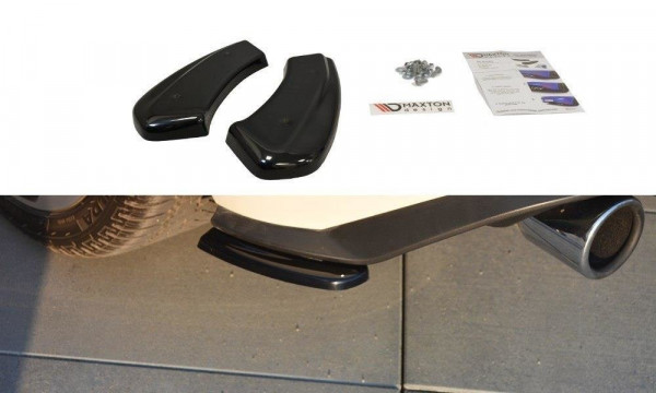 Heck Ansatz Flaps Diffusor für VW GOLF 7 GTI FACELIFT schwarz Hochglanz