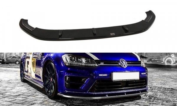 Front Ansatz für VW GOLF 7 R schwarz Hochglanz