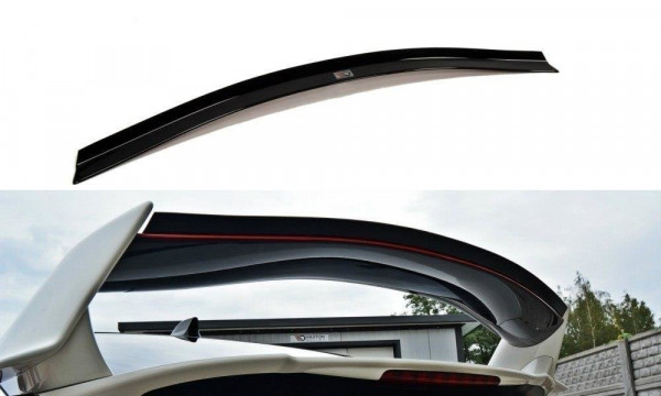 Spoiler CAP für n.1 HONDA CIVIC IX TYPE R schwarz Hochglanz