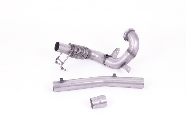 Milltek SSXVW562 Large-bore Downpipe and De-cat - Volkswagen Polo GTI 2.0 TSI (AW 5 Door) - GPF/OPF