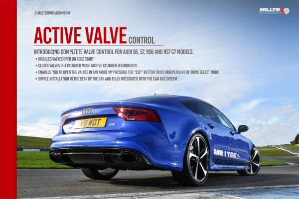 Milltek SSXAU677 Active Valve Control - Audi S4 3.0 Turbo V6 B9 - Saloon/Sedan & Avant (Non Sport D