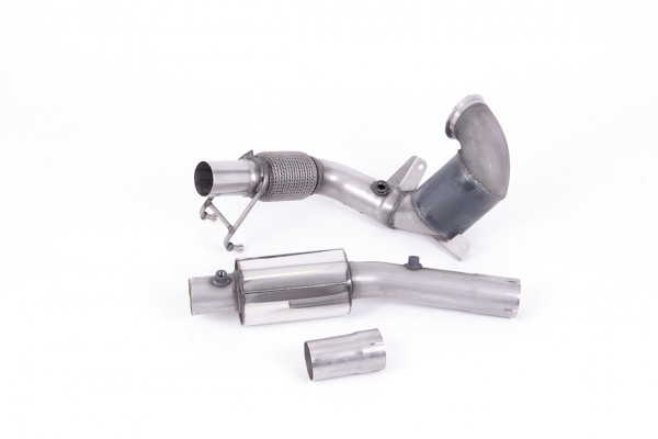 Milltek SSXVW553 Hi-Flow Sports Cat and Downpipe - Volkswagen Polo GTI 2.0 TSI (AW 5 Door) - GPF/OP