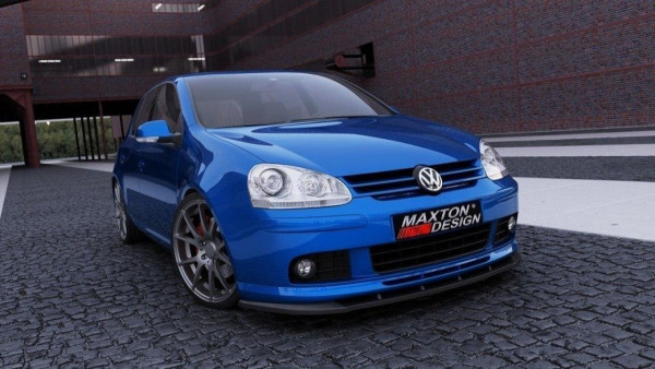 Front Ansatz für VW GOLF 5 (FÜR VOTEX Frontschürze für ) schwarz Hochglanz