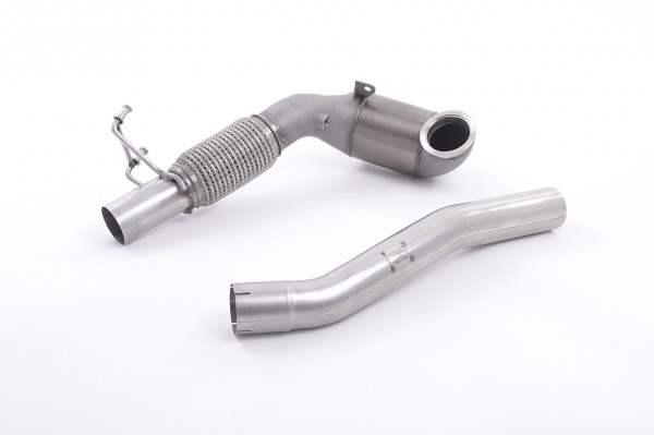 Milltek SSXSK24 Cast Downpipe with Race Cat - Skoda Octavia vRS 2.0 TSI 245PS (Face Lift) Hatch & E